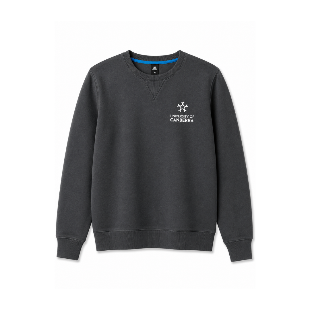 UC BG CREW NECK CHARCOAL