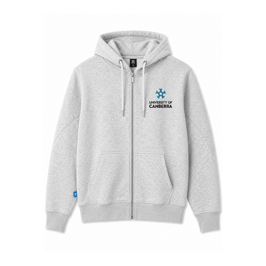 UC BG ZIP HOODIE PREMIUM WHITE MARLE